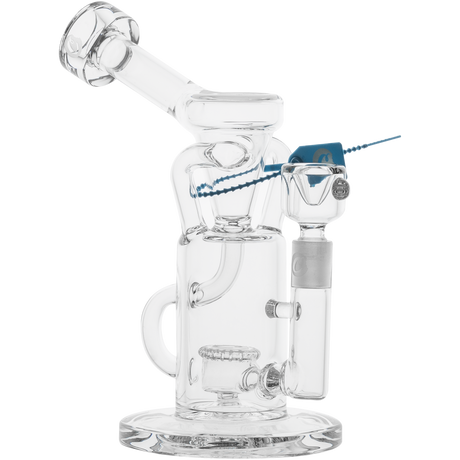 Cookies Doublecycler Dab Rig with Recycler Percolator, made from Borosilicate Glass - Front View