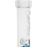 Cookies Flame Beaker Bong in Borosilicate Glass with Embossed Logo - Front View