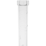 Cookies Flame Straight 7mm Bong made of Heavy Wall Borosilicate Glass - Front View