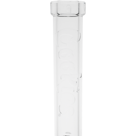 Cookies Flame Straight 7mm Bong made of Heavy Wall Borosilicate Glass - Front View