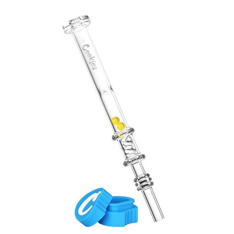 Cookies Honey Twist Glass Dab Straw | Integrated Tip | 6" | Colors Vary