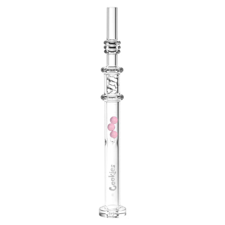 Cookies Honey Twist Glass Dab Straw | Integrated Tip | 6" | Colors Vary