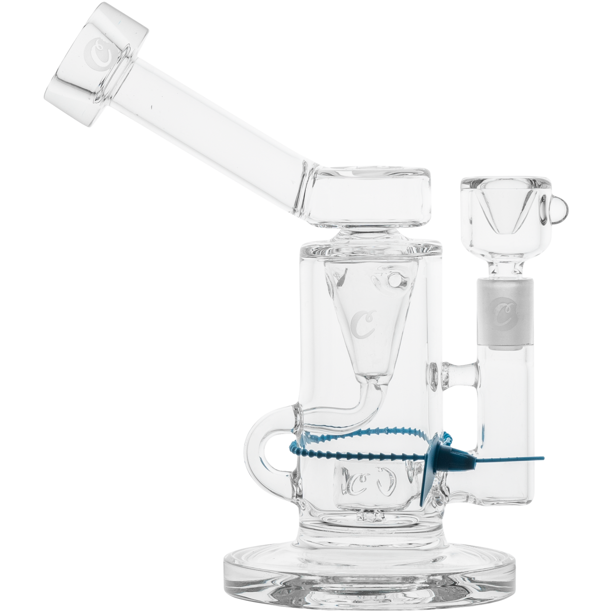 Cookies Incycler Dab Rig with Recycler Percolator - Front View on White Background