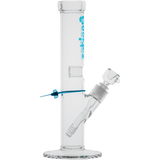 Cookies Original Straight Bong in Borosilicate Glass with Logo - Front View