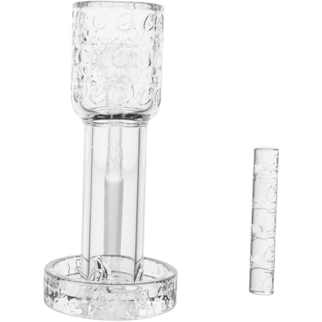 Cookies Slurper Banger made of Quartz - Front View on Seamless White Background