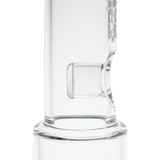 Cookies Straight 2 Da Dome Bong close-up, clear borosilicate glass with logo