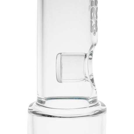 Cookies Straight 2 Da Dome Bong close-up, clear borosilicate glass with logo