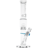 Cookies Straight 2 Da Dome Bong made of Borosilicate Glass with sleek design - Front View