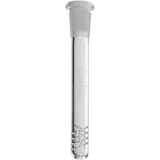 Cookies Twist Downstem 4" made of Borosilicate Glass for Bongs, front view on white background