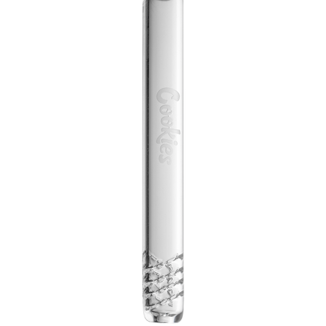 Cookies 5" Twist Borosilicate Glass Downstem for Bongs - Clear with Branding