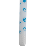 Cookies 14" Beaker Bong with Blue Patterned Print for Dry Herbs - Front View