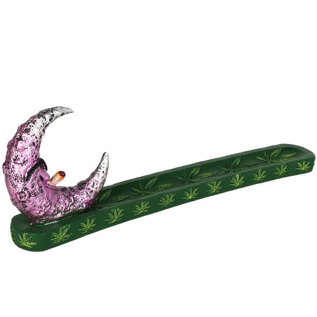 Cool Stoner Moon Polyresin Incense Burner | 11.25"