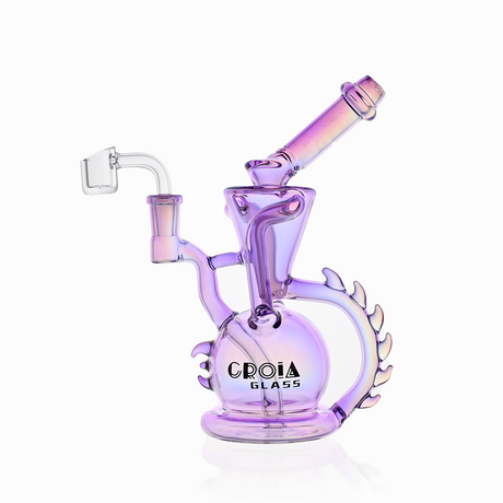 10" Dragon Spine Recycler Dab Rig | Croia Glass