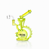 10" Dragon Spine Recycler Dab Rig | Croia Glass