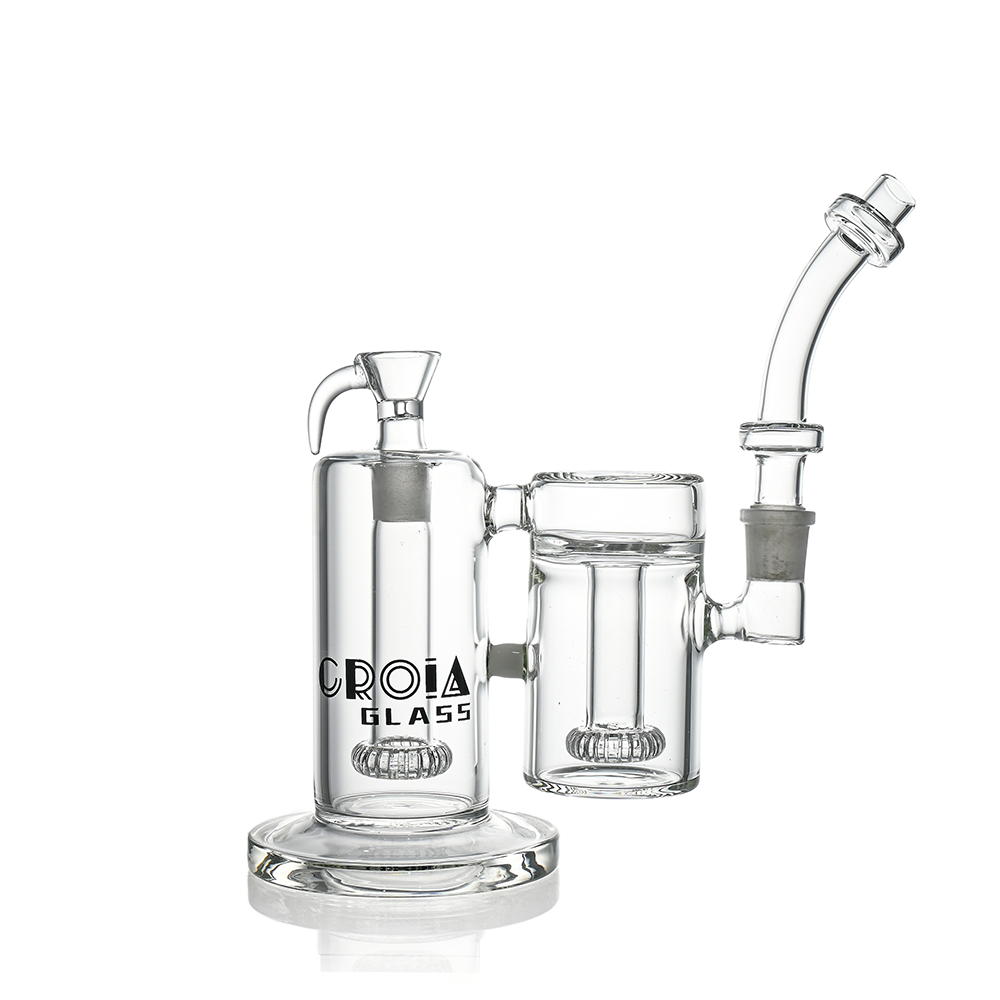 10" Dual-Chamber External Recycler Bong | Croia Glass