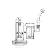 10" Dual-Chamber External Recycler Bong | Croia Glass