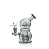6" Mini Egg Water Pipe with Crown Perc | Croia Glass