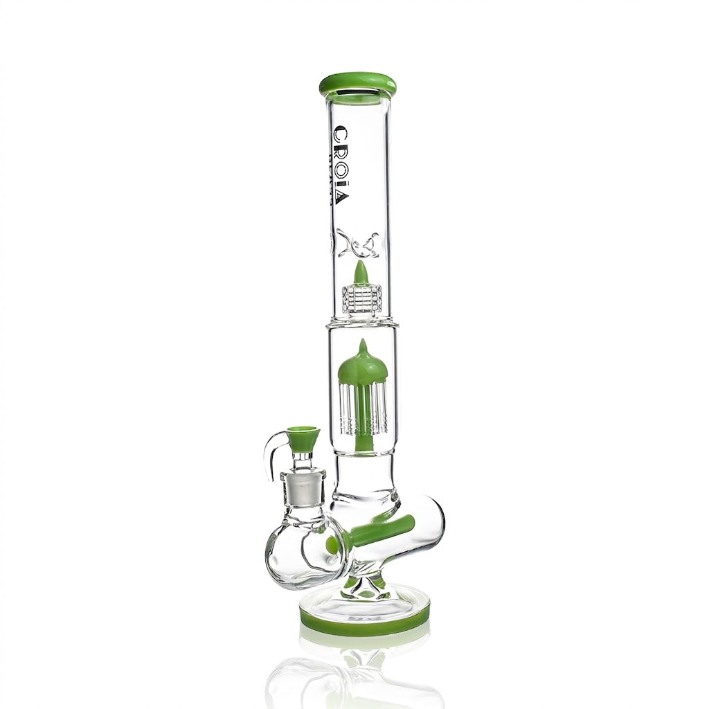 17" Triple Perc Scientific Glass Bong | Croia Glass