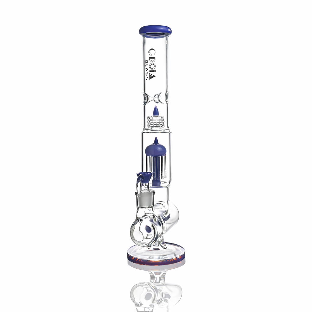 17" Triple Perc Scientific Glass Bong | Croia Glass