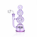 8" Triple Stack Swiss Perc Recycler Dab Rig | Croia Glass