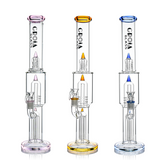 16" Triple Rocket-Perc Scientific Glass Bong | Croia Glass