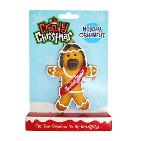 Crooked Christmas Ornament - Sweet Jesus, 4" Polyresin, Front View on Seamless White