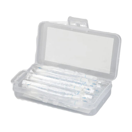 Crud Bud Alcohol Filled Cotton Buds for cleaning bongs and pipes, compact case open view