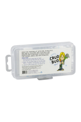 Crud Bud Alcohol Filled Cotton Buds in clear packaging, portable design for cleaning bongs and vapes