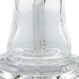 Close-up of Glassic Crystal Palace Banger Hanger with welded stem and polished joint for concentrates.