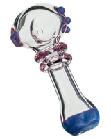 Valiant Distribution Customizable Maria Spoon Pipe in Purple - 4" Heavy Wall Glass