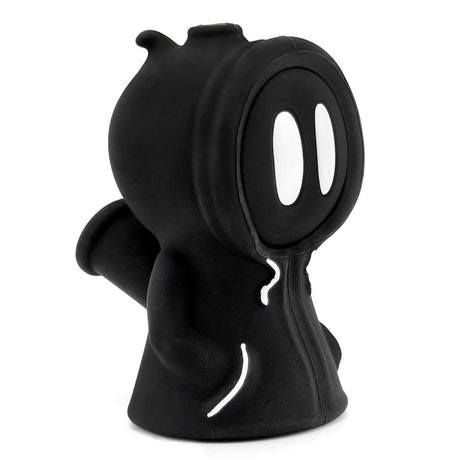 PILOT DIARY Cute Ghost Silicone Bubbler, 3.75" - Side View on White Background