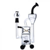 EVOLUTION Cyclone 9.75" Dab Rig in Black Variant - Front View with Percolator Detail