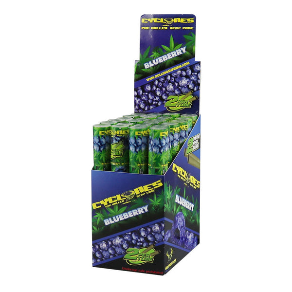 Cyclone Pre Rolled King Size Hemp Cones Blue 2 Pack - East Coast Bongs Cyclone Pre Rolled King Size Hemp Cones Blue 2 Pack - East Coast Bongs