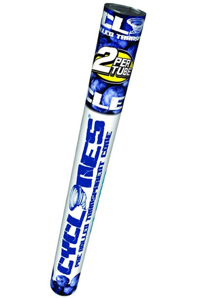 Cyclones Pre-Rolled Clear Blueberry Cigar Tube, 24 Pack Front View