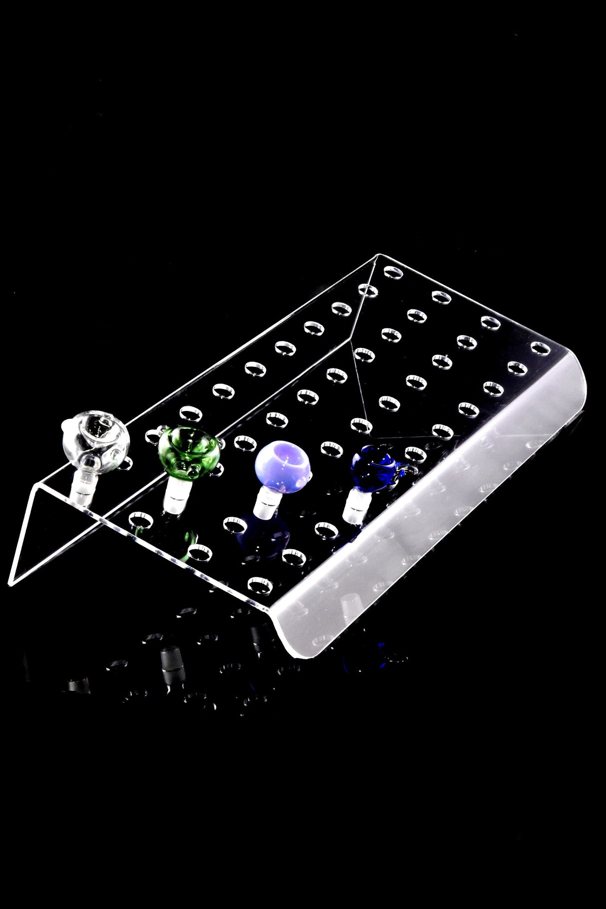 Tiered Acrylic Bowl Display – 48-Slot, 14 mm