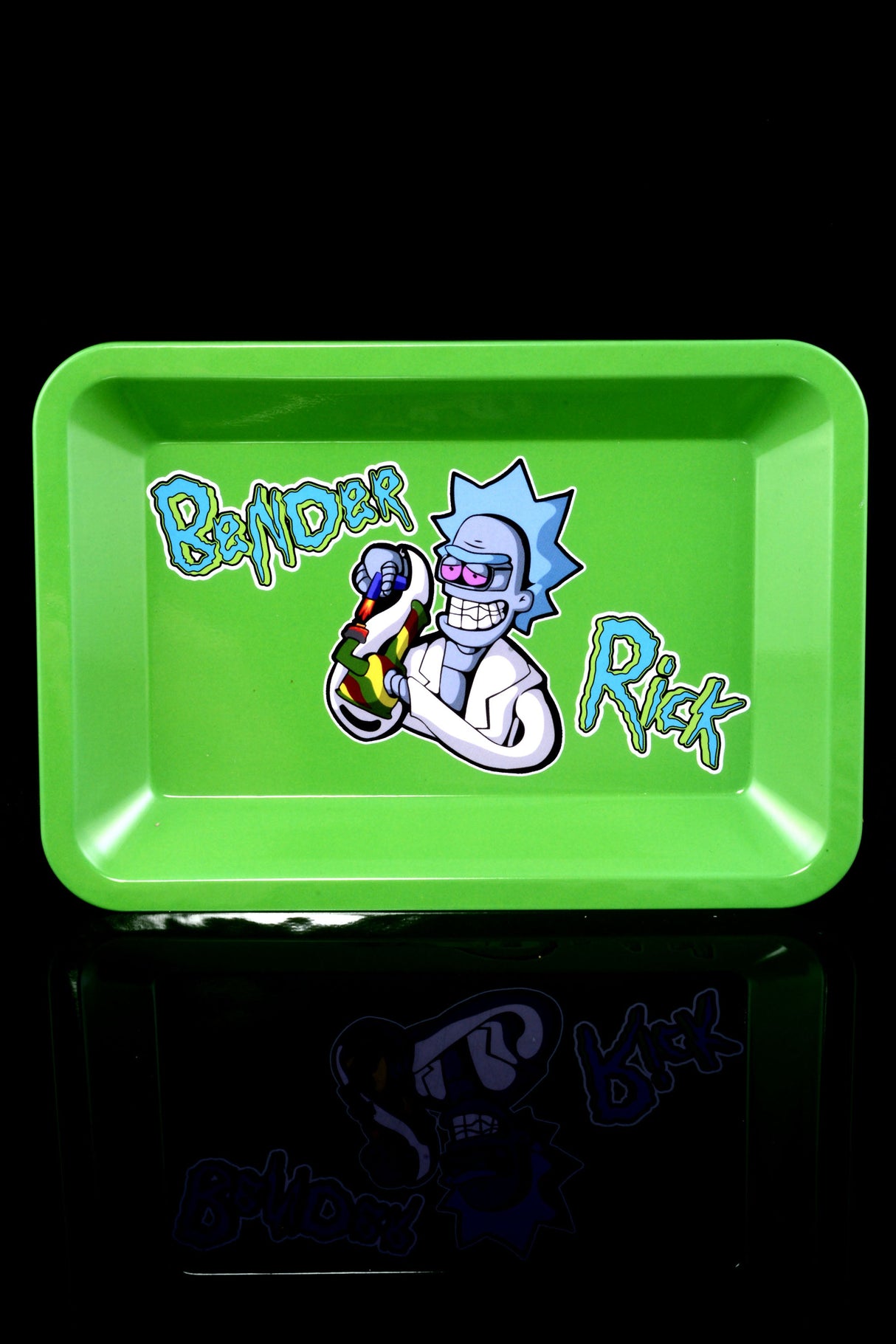 Small Art Metal Rolling Tray – 7″ × 5″ – Select Design