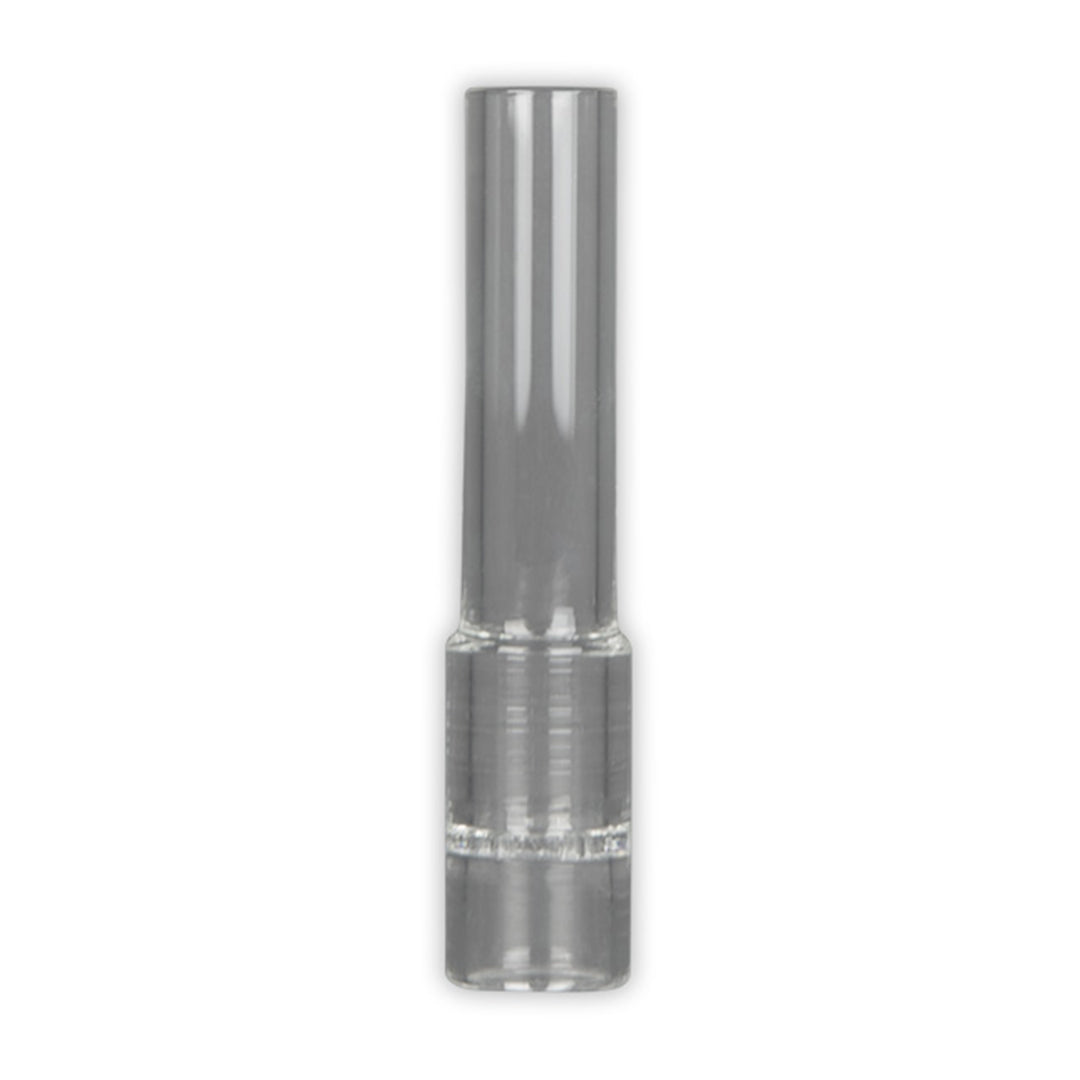 Arizer Borosilicate Glass Vaporizer Tube, 14mm, Front View on Seamless White Background