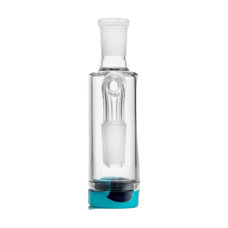 PILOT DIARY 14mm Reclaim Catcher with Clear Glass and Blue Base, Front View