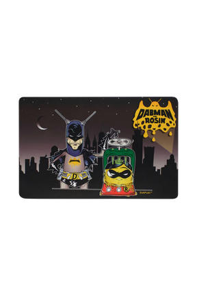 DabPadz "Dabman & Rosin" Dab Mat, 10" x 16" rubber mat for concentrates, front view