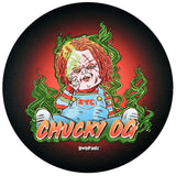 DabPadz Chucky OG Fabric Top Rubber Dab Mat, Large Round Shape with Vibrant Graphics