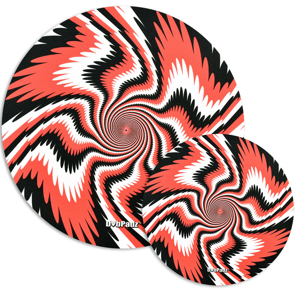 Dab Cloth DabPadz Fabric Top Rubber Dab Mat - Swirl Motion – DankGeek
