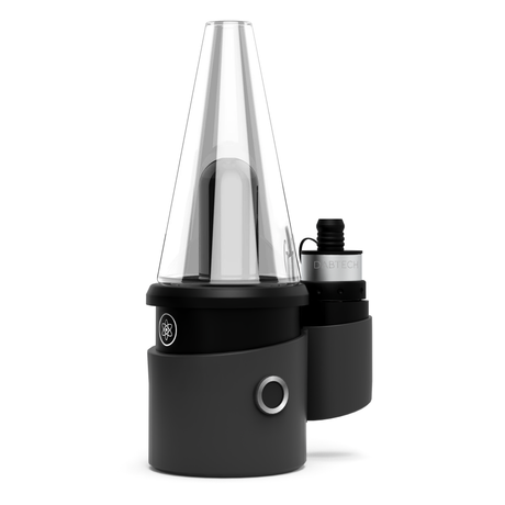 Dabtech Duvo X Vaporizer - Sleek Black Portable Design with Clear Mouthpiece