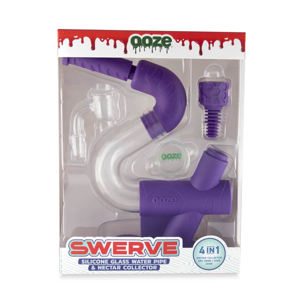 Ooze Swerve 4-In-1 Silicone Water Pipe