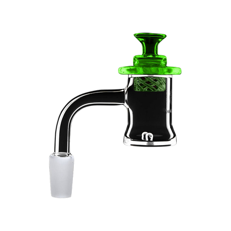 DANK BANGER Seamless Belly Banger Combo Set for Dab Rigs, 25mm Male Joint, Side View