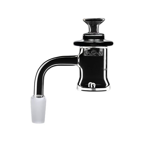 DANK BANGER Seamless Quartz Belly Banger Set, Male Joint, Side View on White Background