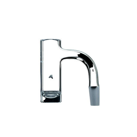 DANK BANGER Premium Quartz Hybrid Spinner Banger Combo, 90 Degree Joint, Side View