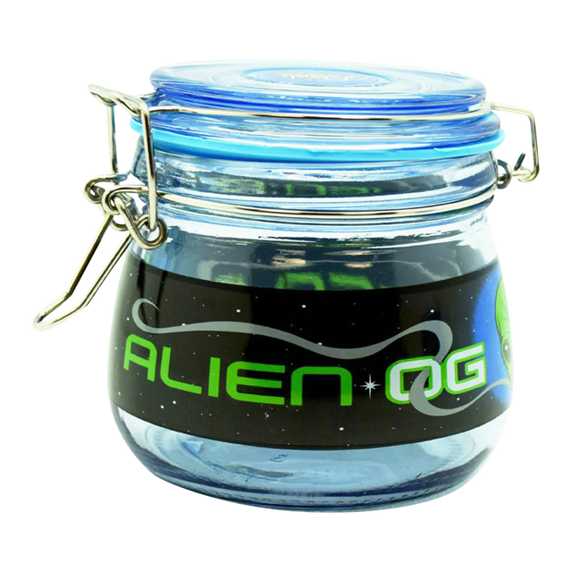 Dank Tank "Alien OG" Borosilicate Glass Storage Jar with Airtight Seal