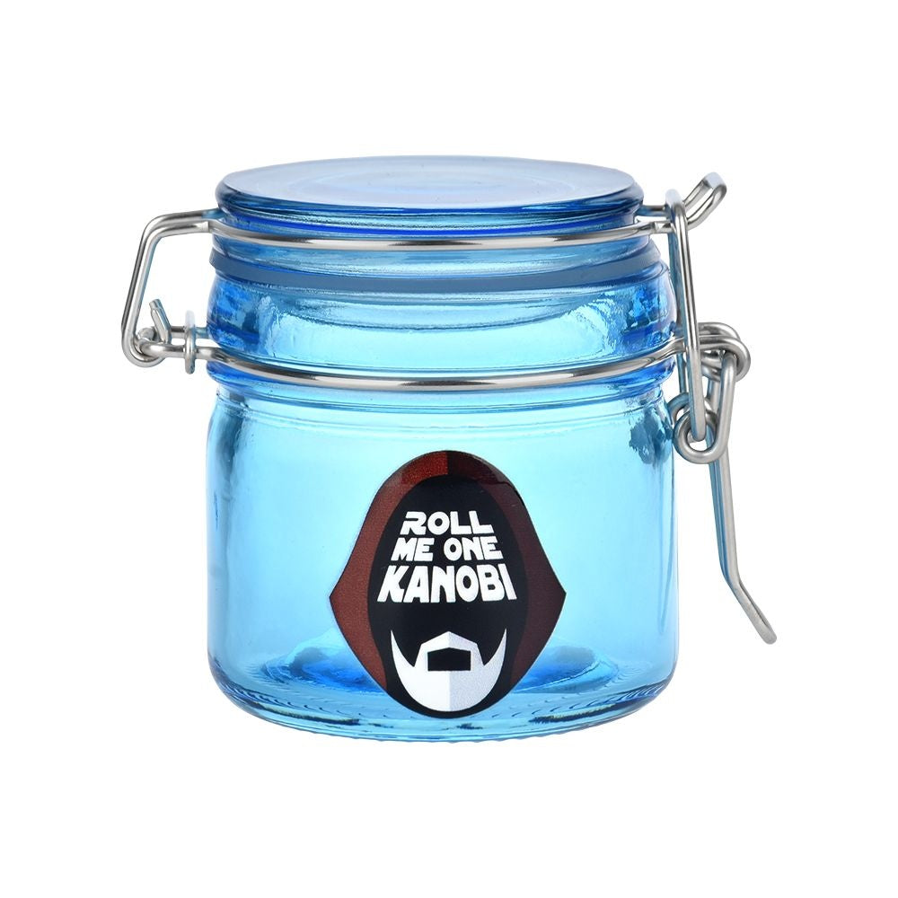 Dank Tank Roll Me One Kenobi Glass Storage Jar | 2.75" x 2.4"