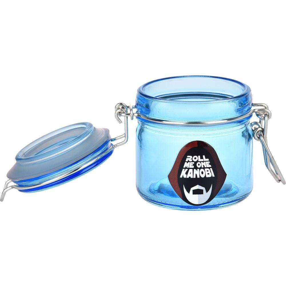 Dank Tank Roll Me One Kenobi Glass Storage Jar | 2.75" x 2.4"