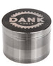 Dank Tools Black Chrome 50mm 4-piece Aluminum Herb Grinder - Top View